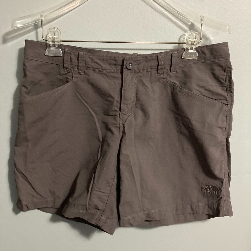 The North Face Womens Nylon Hiking Shorts Charcoal Grey Size 10